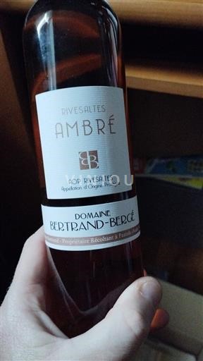 Roussillon Rivesaltes Domaine Bertrand-Bergé Ambré Neleten.
