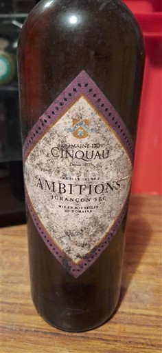 Sydvestfrankrig Jurançon Domaine Cinquau Ambitions 2019