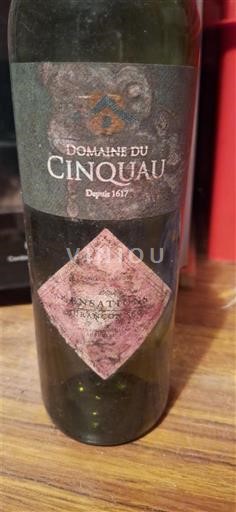 Sydvestfrankrig Jurançon Domaine Cinquau Sensations 2018