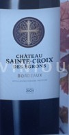 Bordeaux Château Sainte-Croix des Egrons 2021