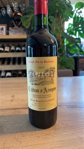 Bordeaux Bordeaux Supérieur Château Arvengnes 2022