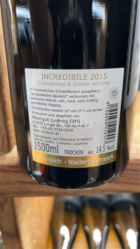 Vina Blanc sec INCREDIBILE A-3550 Ludwigs EHN 2015 Avstrija Spodnja Avstrija Ni doloceno