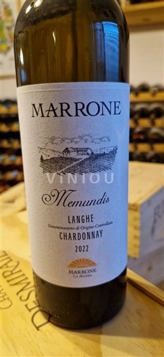 Piemonte Langhe Marrone Chardonnay Memundis 2022