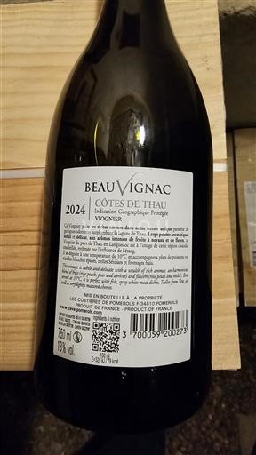 Languedoc ja Roussillon Thau Rannikon Viinit Beauvignac 2024