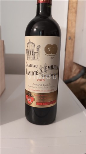 Burdeos Saint-Émilion Gran Cru Grand Cru Château Laniote 2020