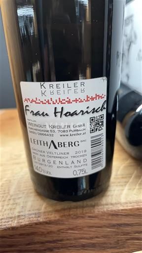 Weine Blanc sec Frau Hansi Weingut Kreiler 2019 Österreich Burgenland Leithaberg DAC