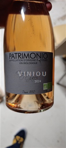 Vin Rosé sec Campo Gallo 2024 France Corse Patrimonio AOC