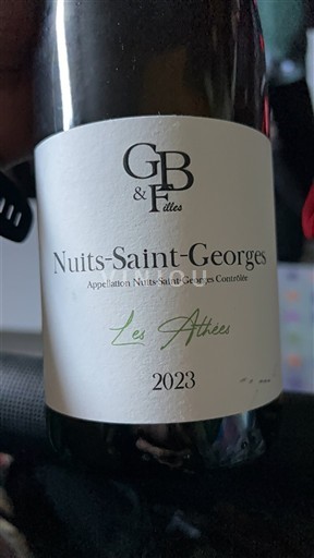 Bourgogne Nuits-Saint-Georges GB & Filles Les Athées 2023