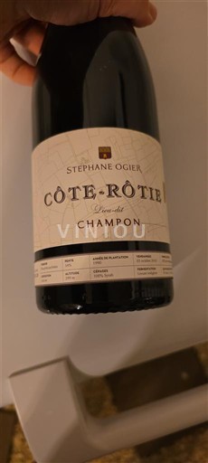 Rhône-dalen Côte-rôtie Stéphane Ogier Champon 2010