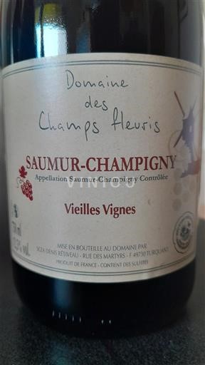 Thung lũng sông Loire Saumur-champigny Domaine S Champs Fleuris Vieilles Vignes Không niên vụ