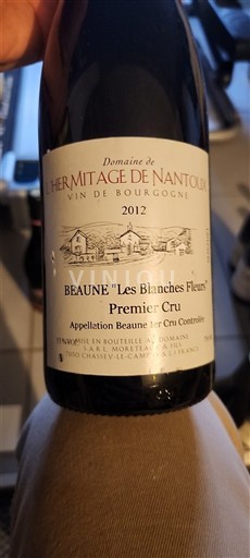Burgundsko Beaune Premier Cru L'Hermitage de Nantoux Les Blanches Fleurs 2012