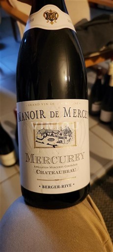 Burgundi Mercurey Manoir de Mercey Chateau Bureau Berger-Rive 2016