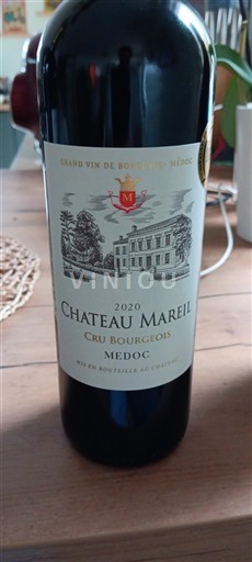 Bordéus Médoc Château Mareil Cru bourgeois 2020