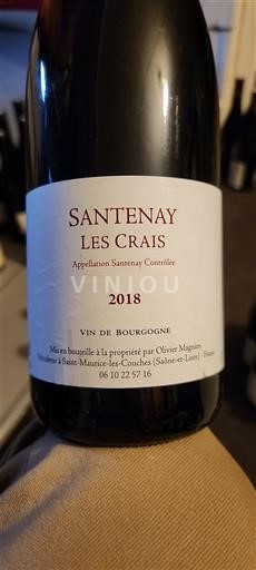 Burgundy Santenay Olivier Maginin Les Crais 2018