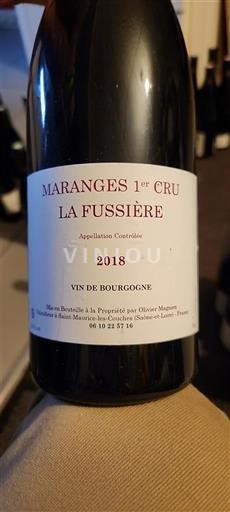 Burgundsko Maranges Premier Cru Olivier Magny La Fussière 2018