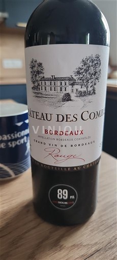 Bordeaux Château S Combes 2019