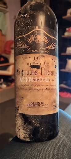 Bordeaux Lussac-Saint-Émilion Vieilles Pierres 1972