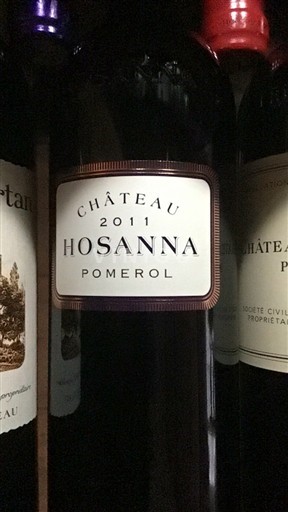 Bordeaux Pomerol Château Hosanna 2011