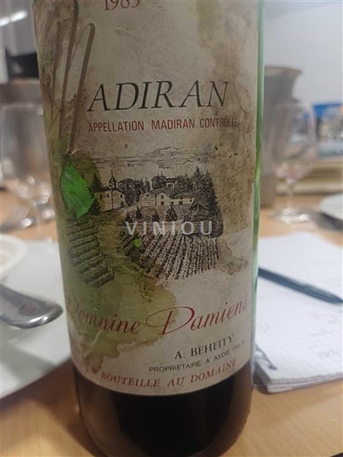 Jihozápad Madiran Domaine Damiens 1985