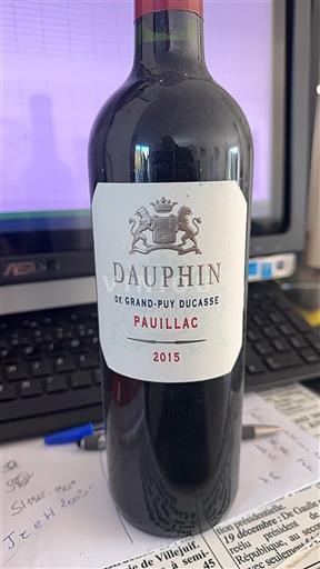 Bordeaux Pauillac Grand-Puy Ducasse Dauphin de Grand-Puy Ducasse 2015