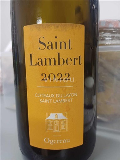 Thung lũng sông Loire Coteaux-du-layon Domaine Ogereau Saint Lambert 2022