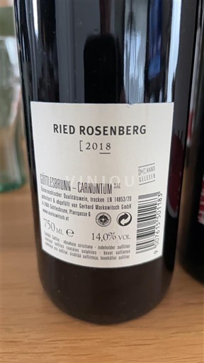 Bassa Austria Carnuntum DAC Markowitsch Ried Rosenberg 2018