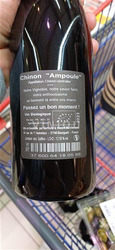 Loire-dalen Chinon Bertrand & Vincent Marchesseau Ampoule 2023