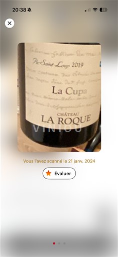 Languedoc Pic-saint-loup Château La Roque La Cupa 2019