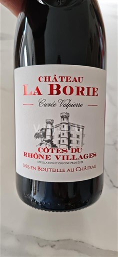Rhônedalen Côtes-du-Rhône-Villages Château La Borie Vapière 2024