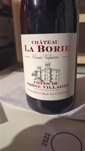 Rhône Valley Côtes du Rhône Villages Château La Borie Vapière 2024