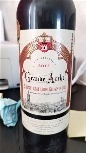 Bordeaux Saint-Émilion Grand Cru Grand Cru Grande Arche Millésimée 2015