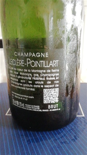 Champagne Champagner Leclère-Pointillart Ohne Jahrgang