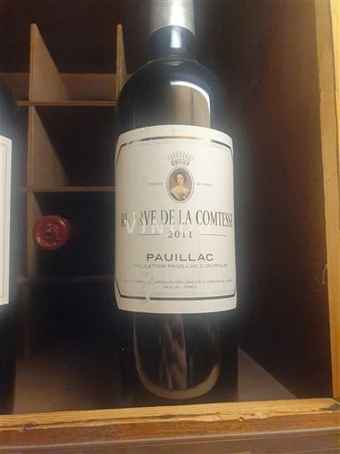 Bordeaux Pauillac Château Pichon Longueville Comtesse de Lalande Réserve de la Comtesse 2011