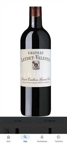 Bordeaux Saint-Émilion Grand Cru Grand Cru Château Leydet-Valentin 2019