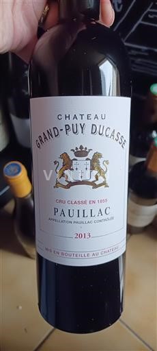 Bordeaux Pauillac Grand Cru Château Grand-Puy Ducasse 2013