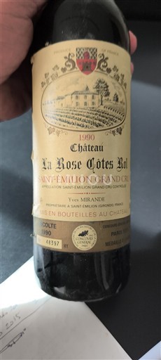Bordeaux Saint-Émilion Grand Cru Château La Rose Côtes Rol 1990