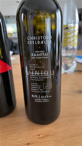 Baixa Áustria Kamptal DAC Christoph Edelbauer Kamptal DAC Reserve 2018