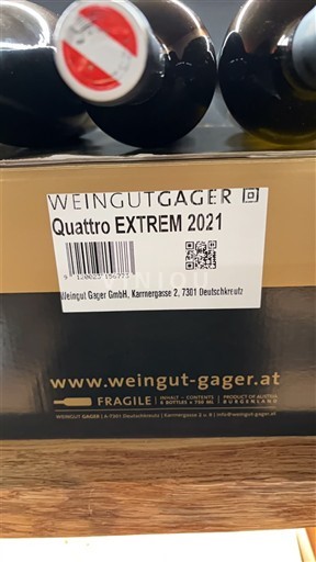 Burgenland Nespecifikováno Weingut Gager Quattro EXTREM 2021
