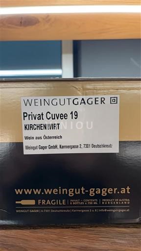Burgenland Nespecifikováno Weingut Gager Privat Cuvee 19 KIRCHENWIRT Neročník