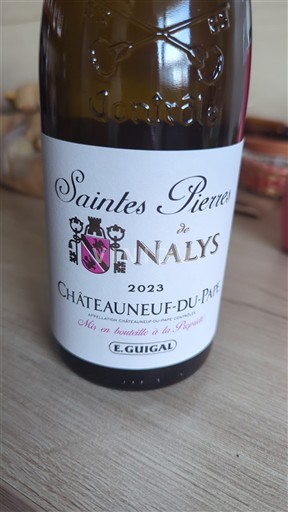 Valle del Ródano Châteauneuf-du-Pape. Château Nalys Saintes Pierres 2023