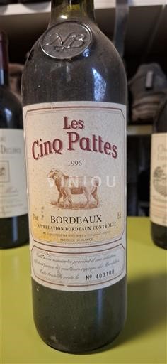 Bordeaux Les Cinq Pattes 1996