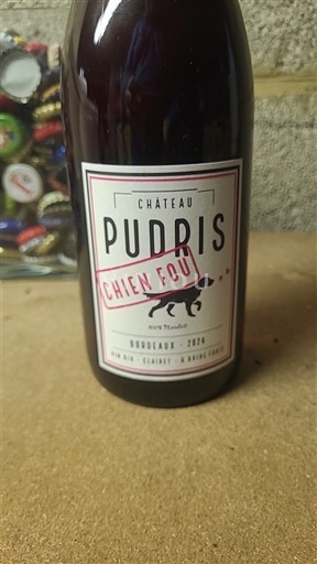 Bordeaux Bordeaux clairet Château Pudris Chien Fou 2024