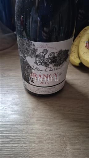Burgundi Irancy VILLIERS CHITRY 2015