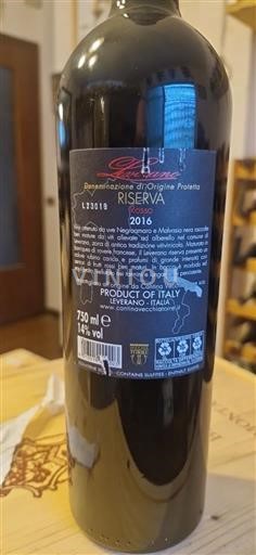 Puglia Leverano Cantina Vecchia Torre Riserva 2016