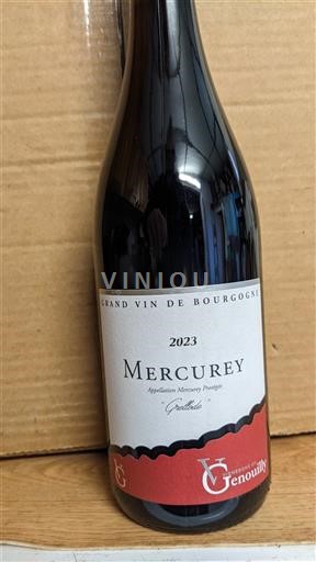 Bourgondië Mercurey Les Vignerons de Genouilly La Grellode 2023