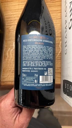 Vêneto Não especificado Mabis Basanimento Passito 2019