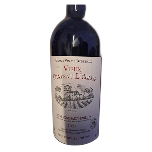 Bordeaux Montagne-saint-émilion Vieux Château L'Église 2021
