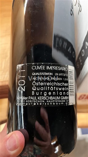 Vina Rouge sec Impresario Paul Kerschbaum 2011 Avstrija Gradišce Ni doloceno