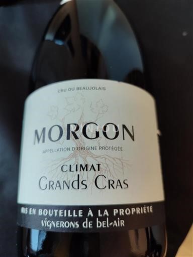 Beaujolais Morgon Vignerons de Bel-Air Climat Grands Cras 2022