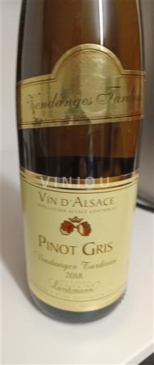 Alsacia Vendanges Tardives Laudamus Vendanges Tardives 2018